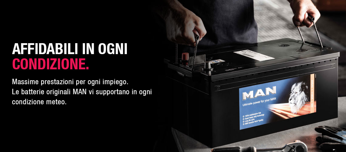 Batterie Originali MAN in promozione